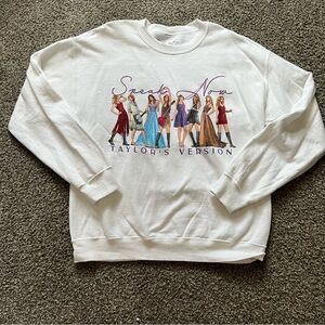 Taylor swift speak now Taylor’s version eras white crewneck